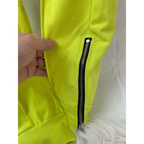 Neon Half Heart Set 2-Piece Bright Yellow Green GUC Women's Medium - Picture 4 of 7